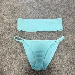 Pacsun Bandeau top and string bottoms